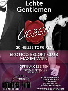 Kontaktanzeige Maxim Wien  | Nightclubs | Nachtclubs
